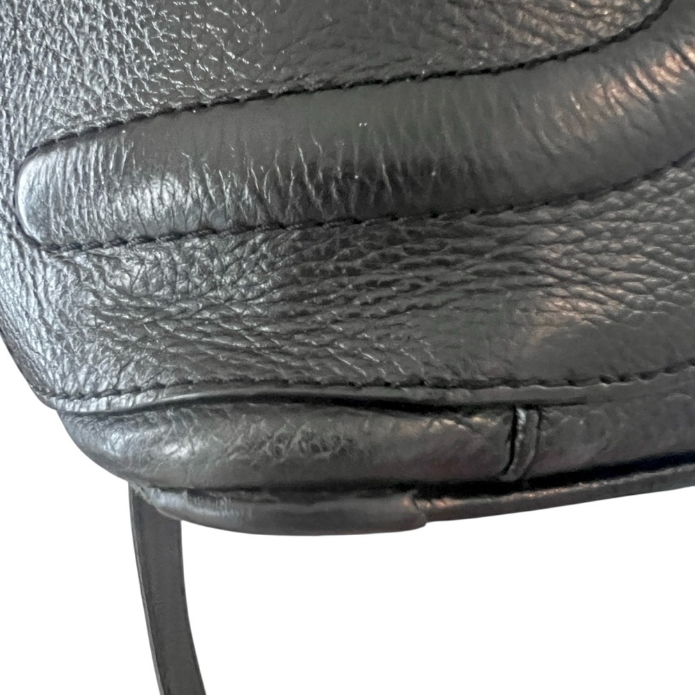 SEE BY CHLOE Kay Black Leather Satchel Crossbody Bag Designer Style Handbag - Picture 3 of 10